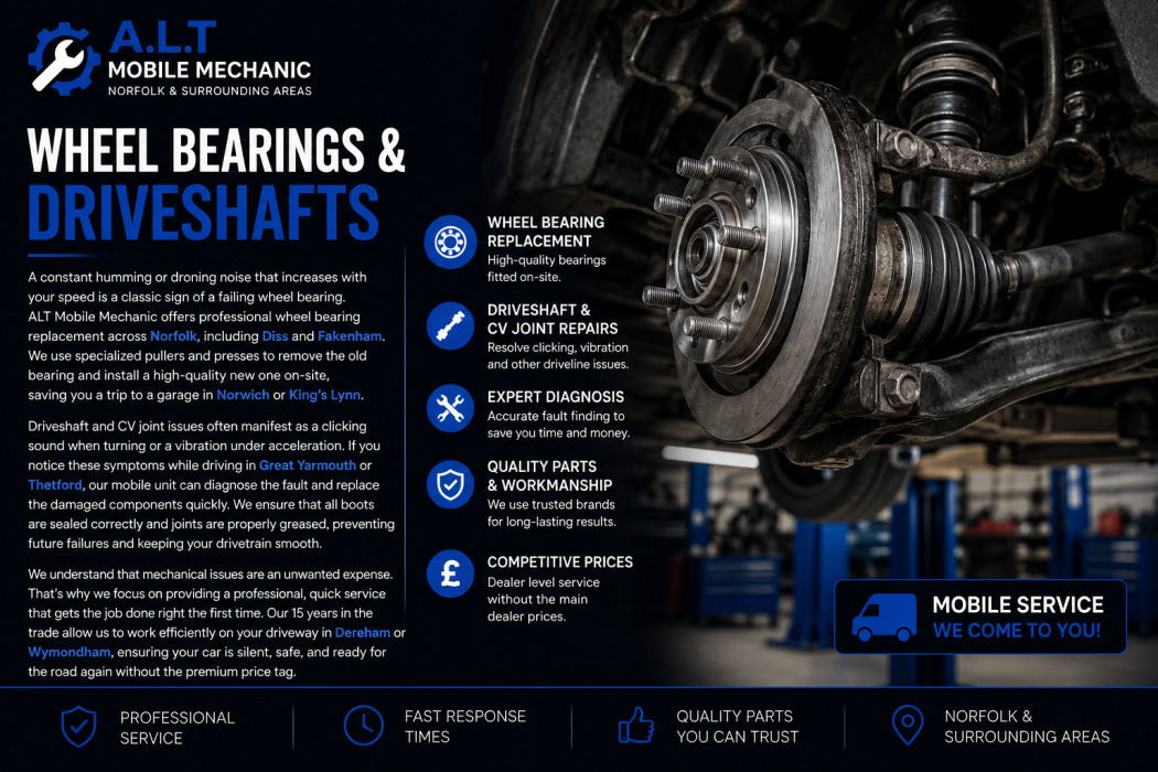Wheel Bearings & Driveshafts